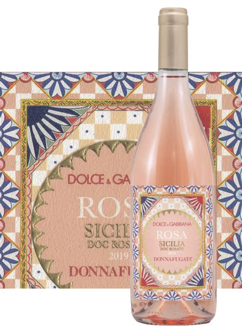 donnafugata rose dolce gabbana|rosa wine Dolce & Gabbana.